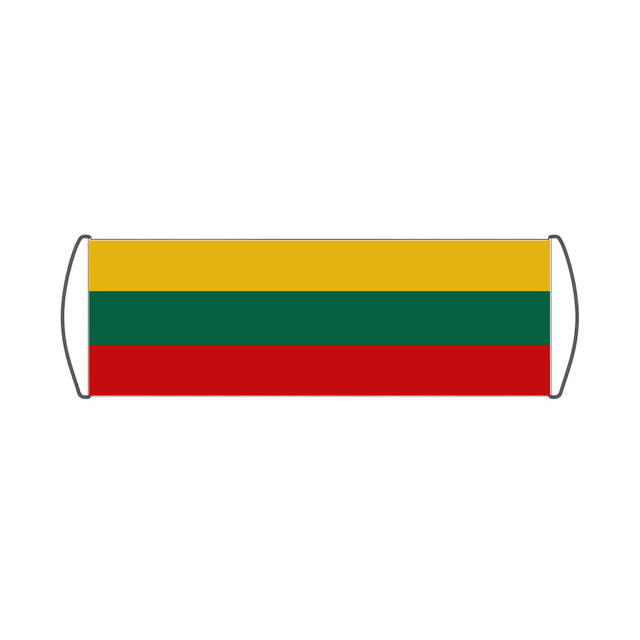 Lithuania Flag Scroll Banner - Pixelforma