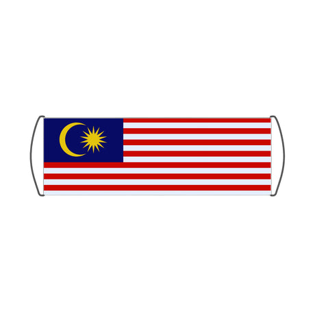 Malaysia Flag Scroll Banner - Pixelforma
