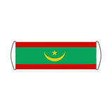 Bannière de défilement Drapeau de la Mauritanie - Pixelforma