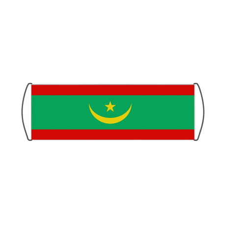 Bannière de défilement Drapeau de la Mauritanie - Pixelforma