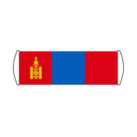 Bannière de défilement Drapeau de la Mongolie - Pixelforma