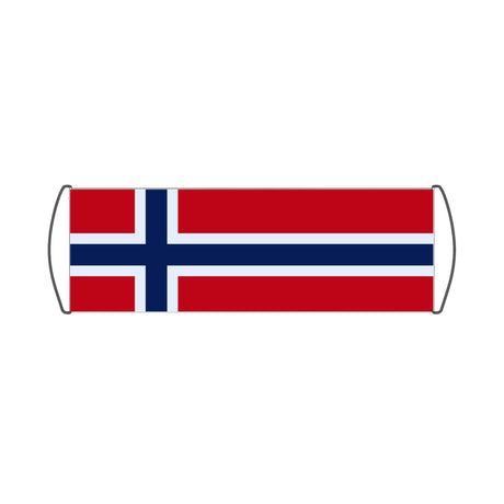 Norway Flag Scroll Banner - Pixelforma