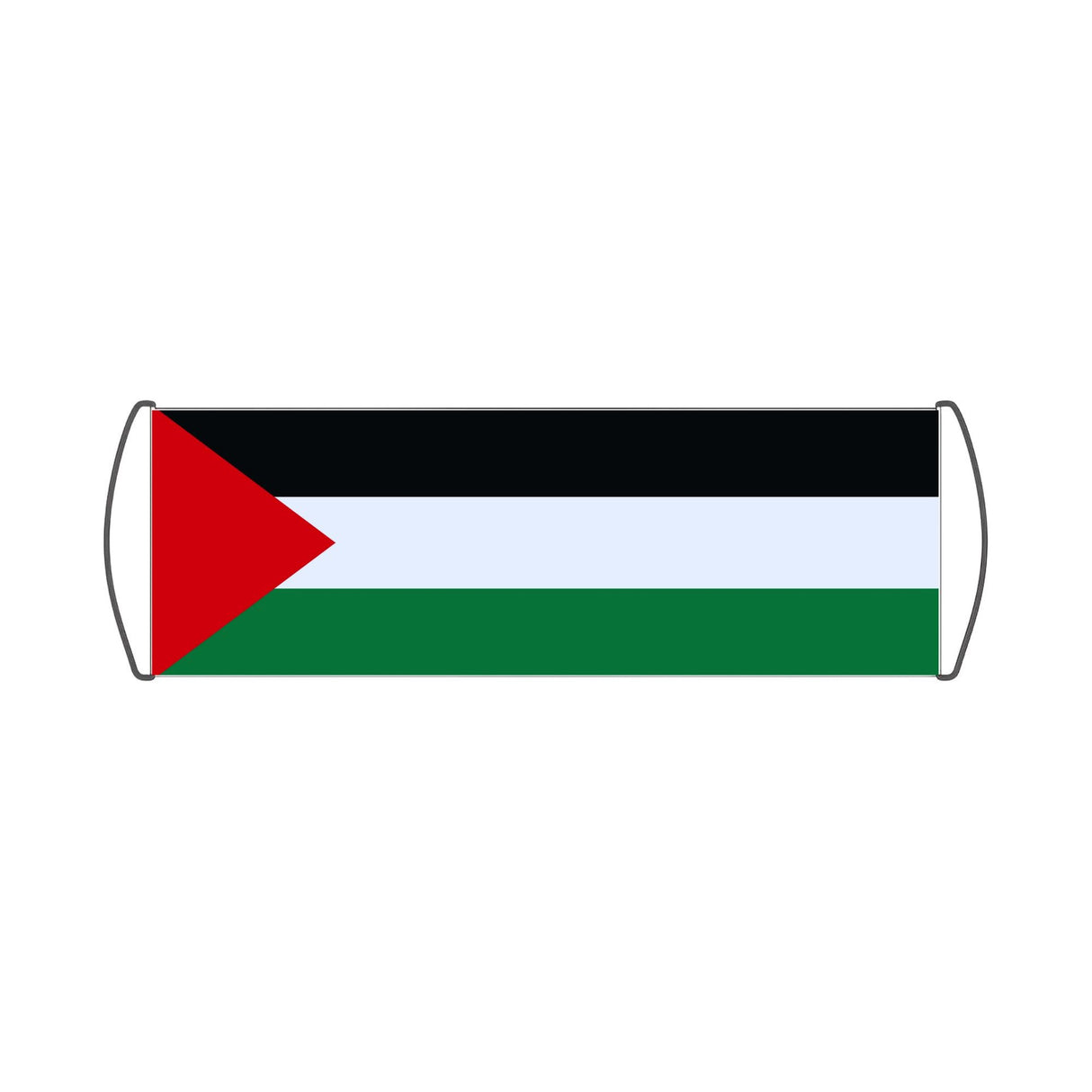 Flag of Palestine Scroll Banner - Pixelforma