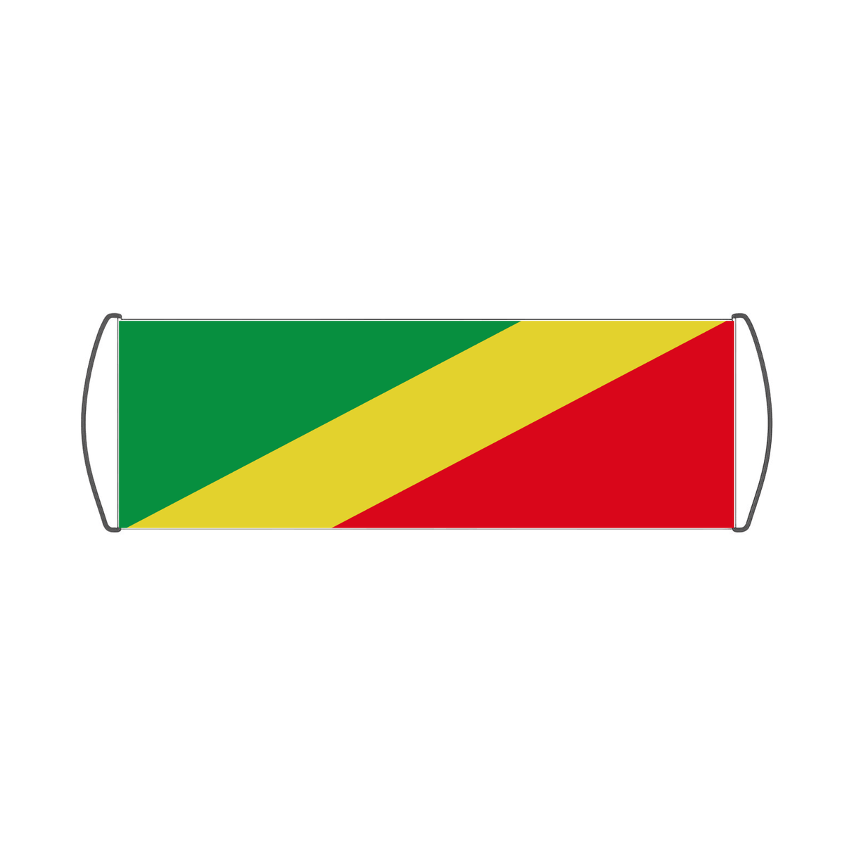 Bannière de défilement Drapeau de la république du Congo - Pixelforma