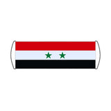 Bannière de défilement Drapeau de la Syrie - Pixelforma