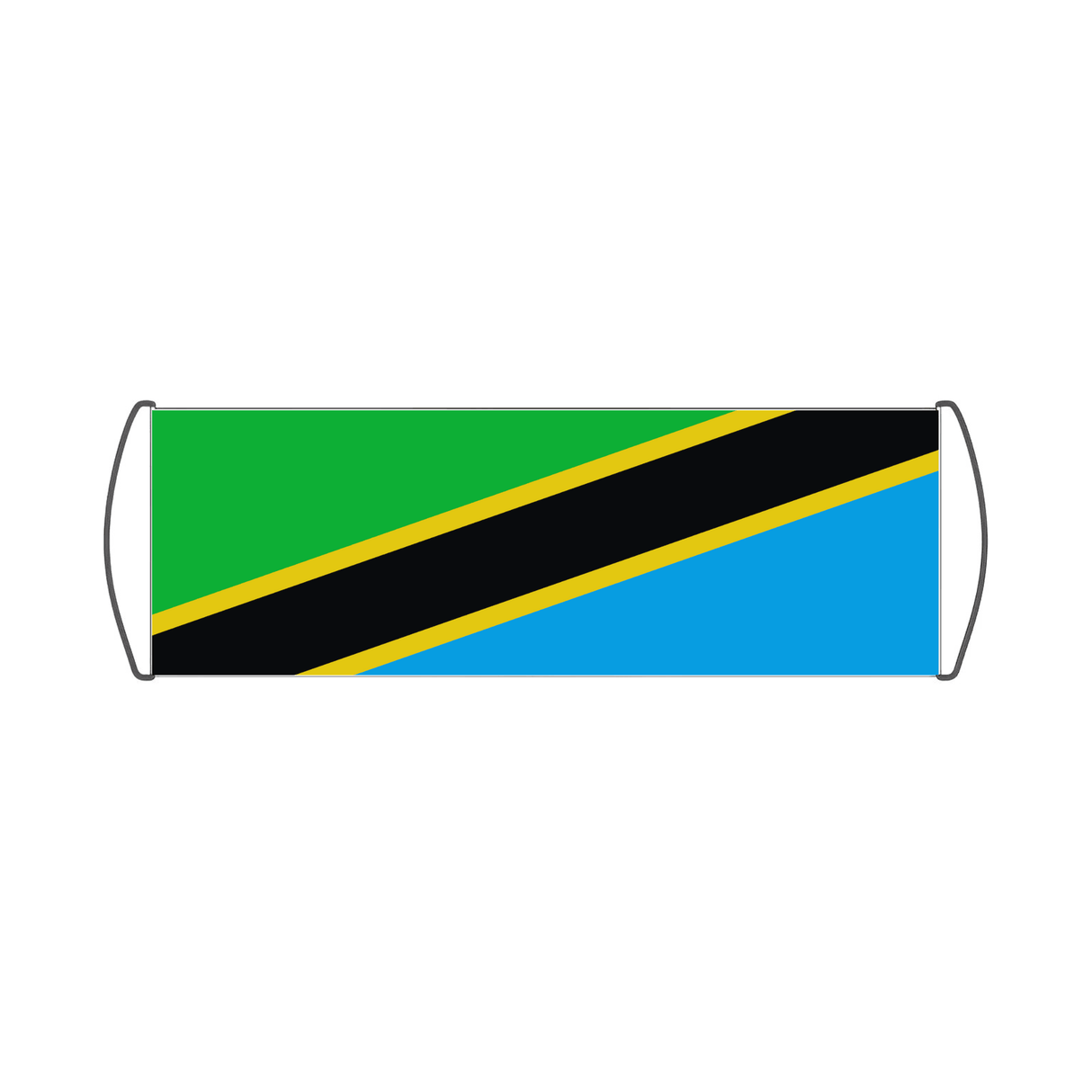 Bannière de défilement Drapeau de la Tanzanie - Pixelforma