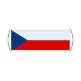 Flag of Czechia Scroll Banner - Pixelforma