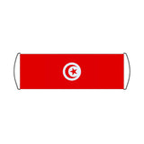 Tunisia Flag Scroll Banner - Pixelforma