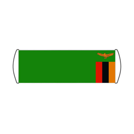 Zambia Flag Scroll Banner - Pixelforma