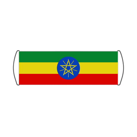 Ethiopia Flag Scroll Banner - Pixelforma