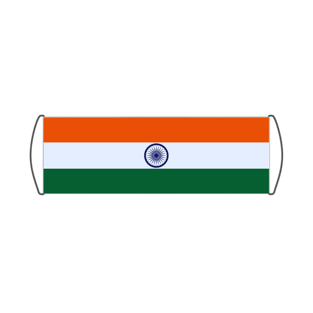 Flag of India Scroll Banner - Pixelforma