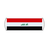 Flag of Iraq Scroll Banner - Pixelforma