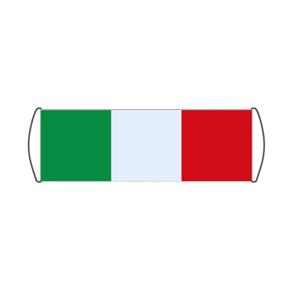 Italy Flag Scroll Banner - Pixelforma