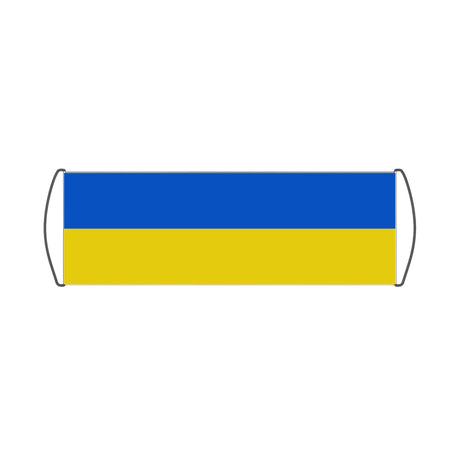 Flag of Ukraine Scroll Banner - Pixelforma
