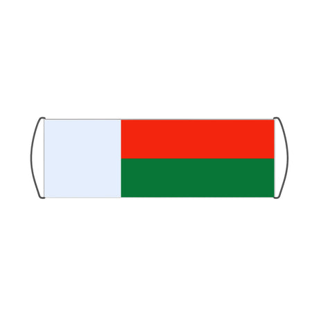 Flag of Madagascar Scroll Banner - Pixelforma