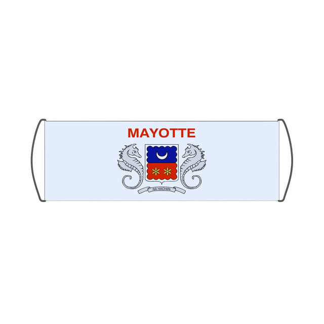 Mayotte Flag Scroll Banner - Pixelforma