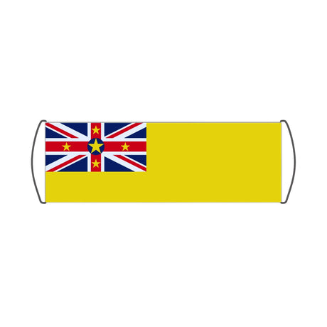Niue Flag Scroll Banner - Pixelforma