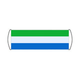 Sierra Leone Flag Scroll Banner - Pixelforma