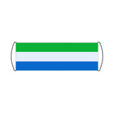 Bannière de défilement Drapeau de Sierra Leone - Pixelforma