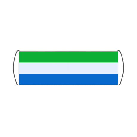 Bannière de défilement Drapeau de Sierra Leone - Pixelforma