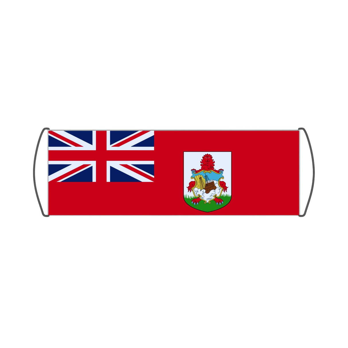 Bermuda Flag Scroll Banner - Pixelforma