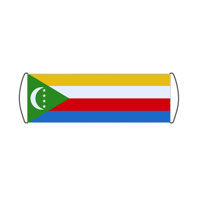 Comoros Flag Scroll Banner - Pixelforma