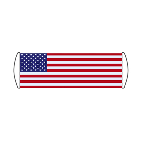 U.S. Flag Scroll Banner - Pixelforma