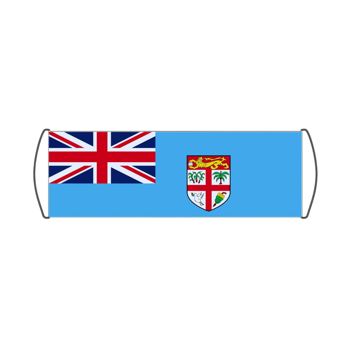 Flag of Fiji Scroll Banner - Pixelforma