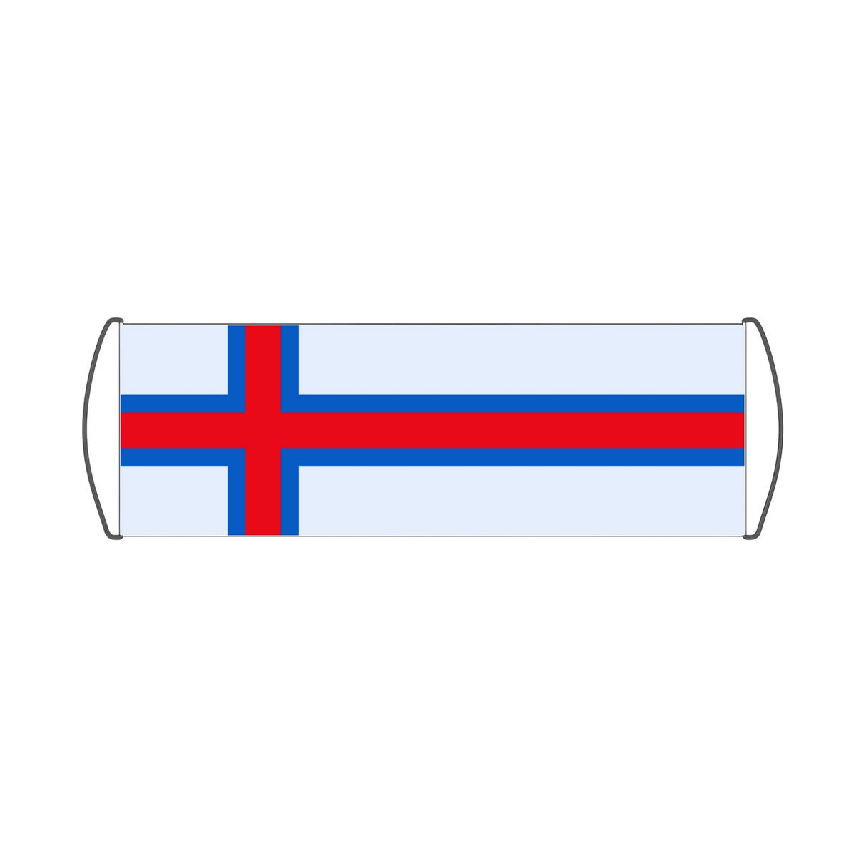 Faroe Islands Flag Scroll Banner - Pixelforma