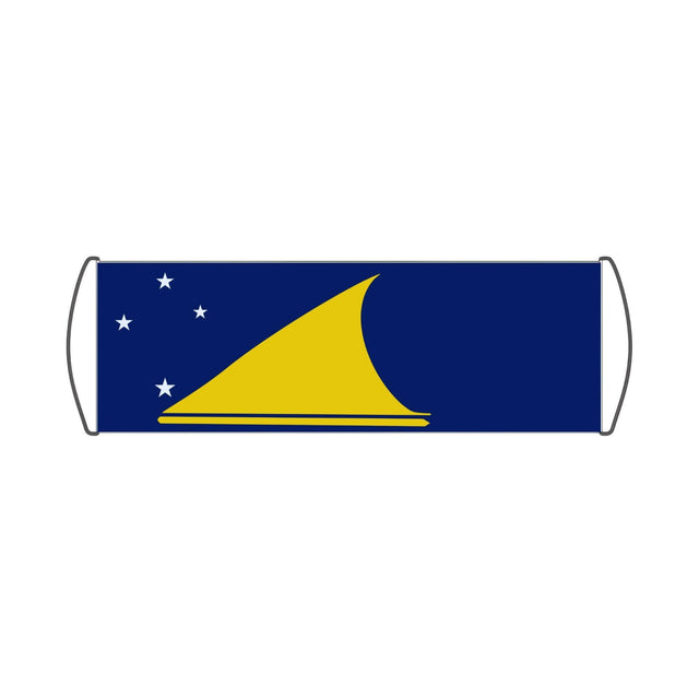 Bannière de défilement Drapeau des Tokelau - Pixelforma