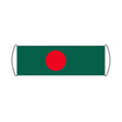 Bangladesh Flag Scroll Banner - Pixelforma