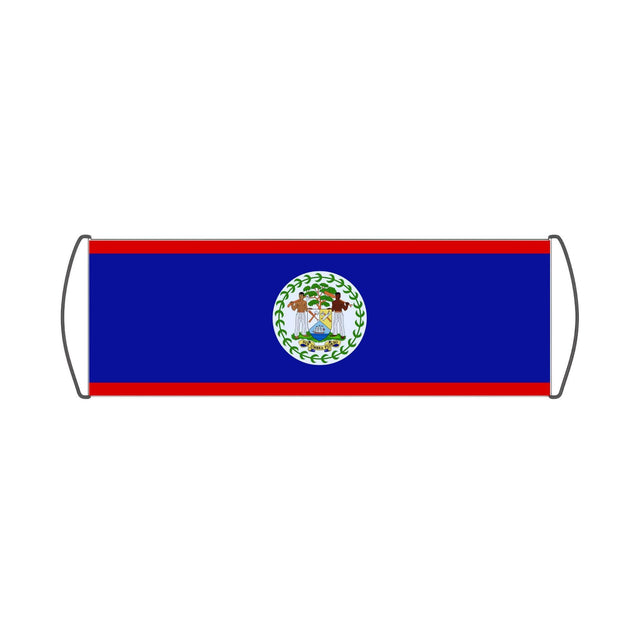 Bannière de défilement Drapeau du Belize - Pixelforma