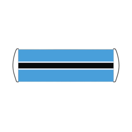 Botswana Flag Scroll Banner - Pixelforma