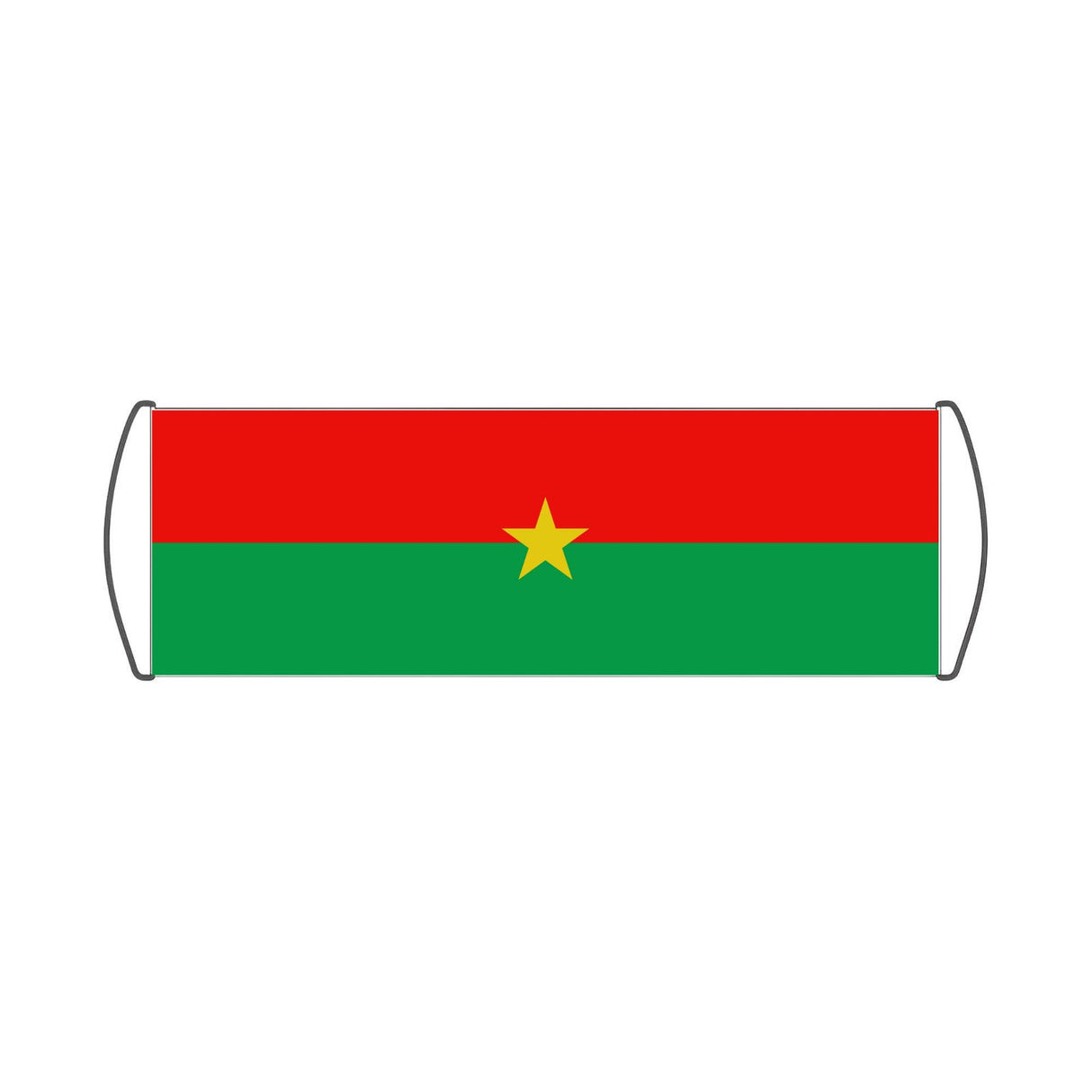 Bannière de défilement Drapeau du Burkina Faso - Pixelforma