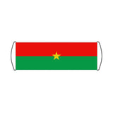 Bannière de défilement Drapeau du Burkina Faso - Pixelforma