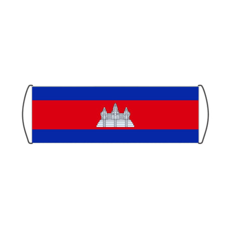 Bannière de défilement Drapeau du Cambodge - Pixelforma