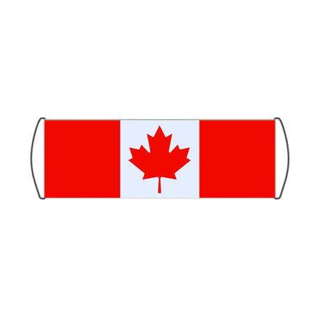 Canada Flag Scroll Banner - Pixelforma