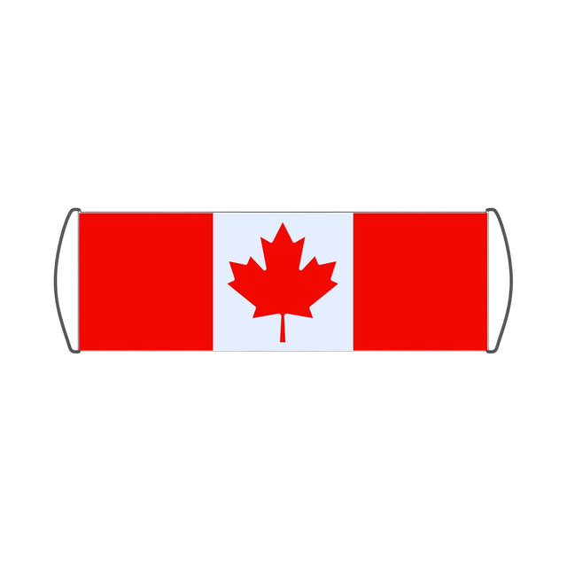 Canada Flag Scroll Banner - Pixelforma