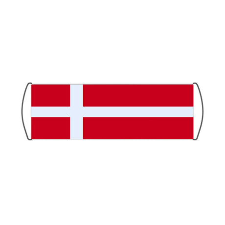 Flag of Denmark Scroll Banner - Pixelforma