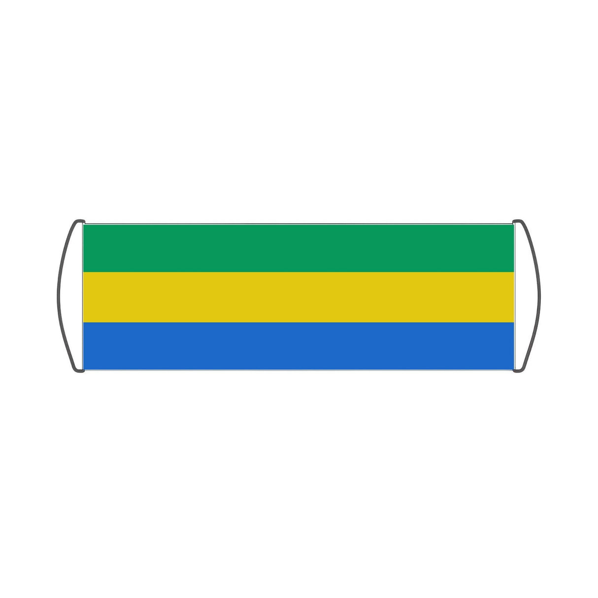 Bannière de défilement Drapeau du Gabon - Pixelforma