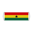 Ghana Flag Scroll Banner - Pixelforma