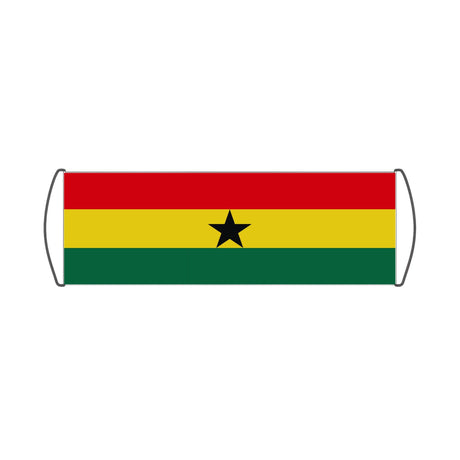 Bannière de défilement Drapeau du Ghana - Pixelforma