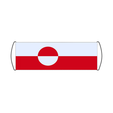 Flag of Greenland Scroll Banner - Pixelforma