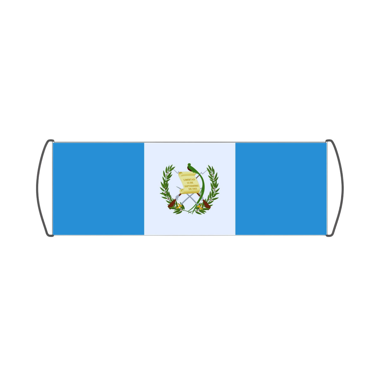 Guatemala Flag Scroll Banner - Pixelforma