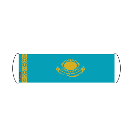 Bannière de défilement drapeau du kazakhstan en polyester - pixelforma