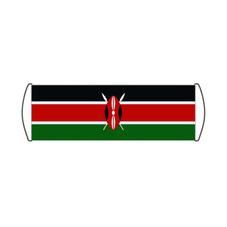 Kenya Flag Scroll Banner - Pixelforma