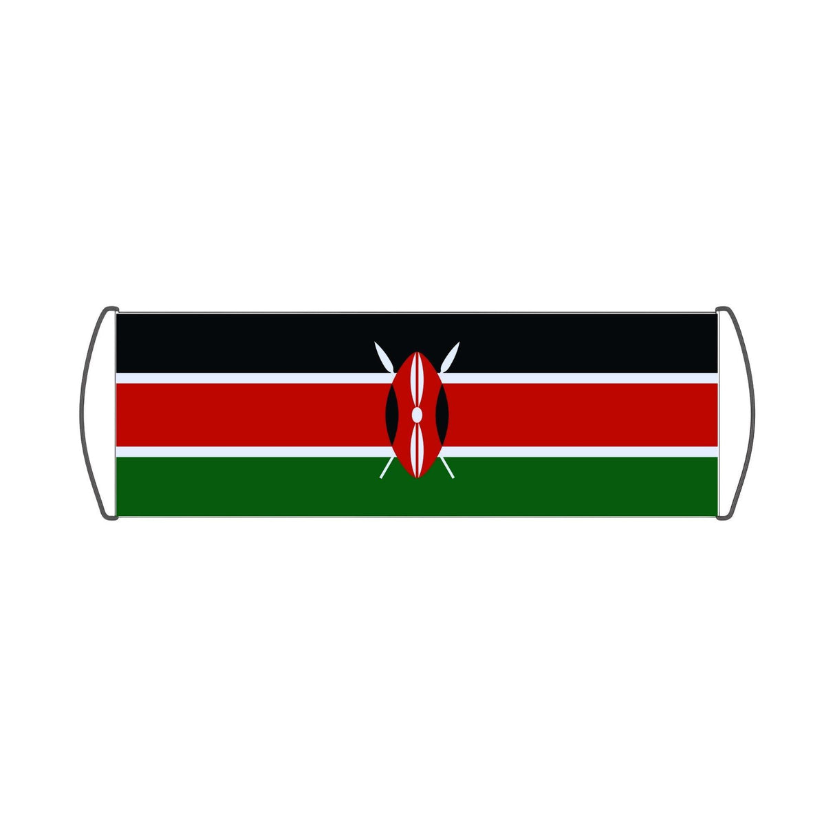 Bannière de défilement Drapeau du Kenya - Pixelforma