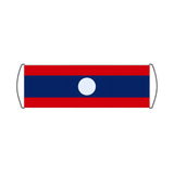 Bannière de défilement Drapeau du Laos - Pixelforma