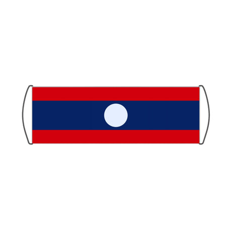 Bannière de défilement Drapeau du Laos - Pixelforma