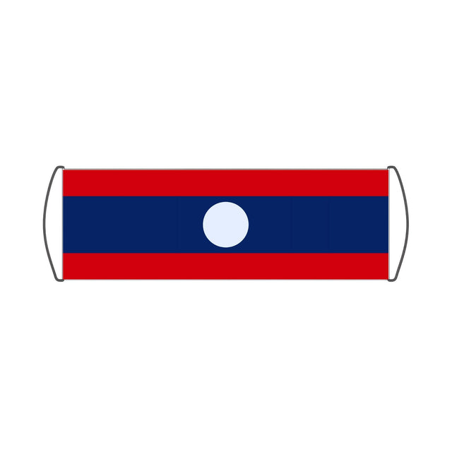 Bannière de défilement Drapeau du Laos - Pixelforma